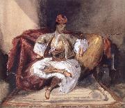 Eugene Delacroix Seated Turk Smoking oil